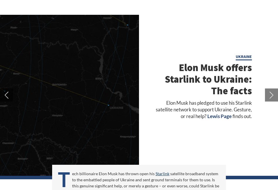Elon Musk offers Starlink to Ukraine: The facts - Verdict Magazine ...