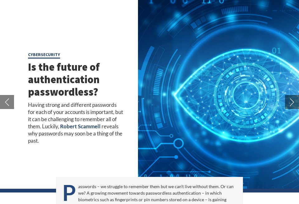 Is the future of authentication passwordless? - Verdict Magazine ...