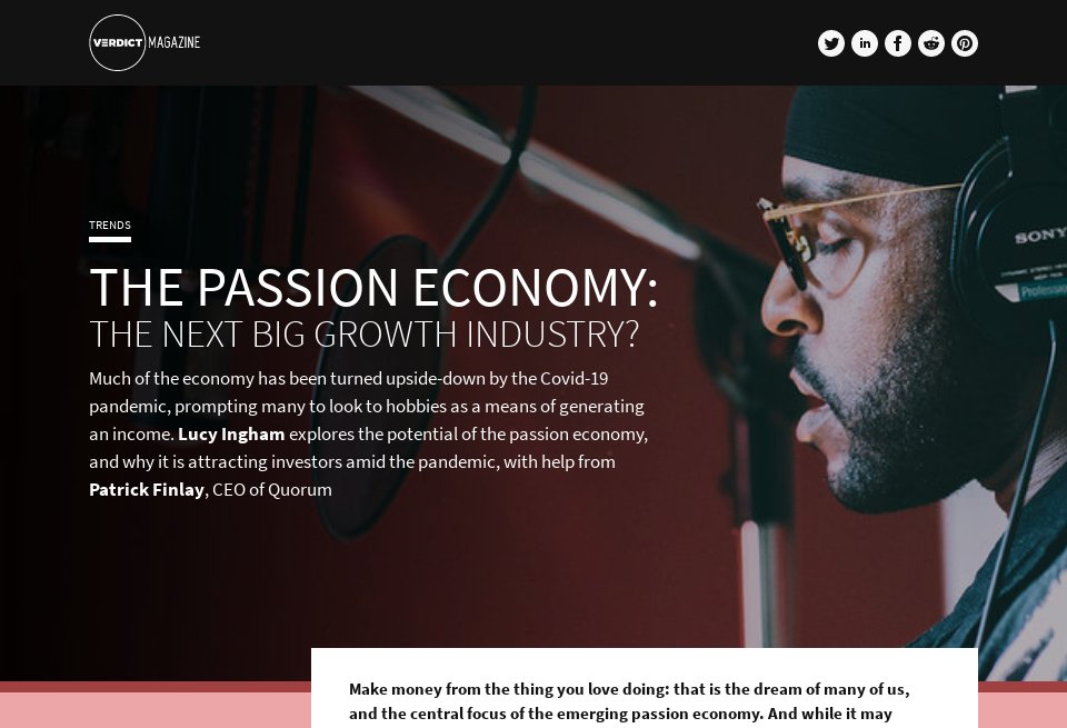 Passion economy что это