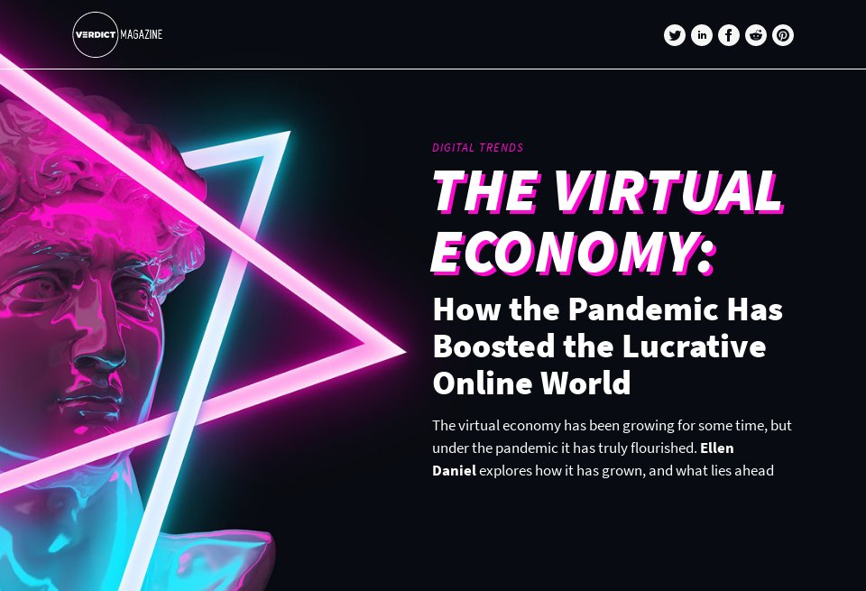 The Virtual Economy How the Pandemic Has Boosted the Lucrative Online